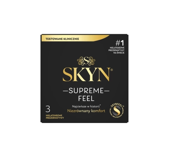 Skyn Supreme Feel nielateksowe prezerwatywy 3 sztuki