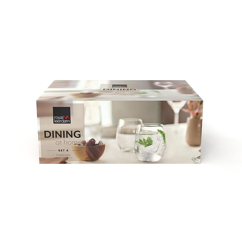 Verres à boire, lot de 6, 39 cl