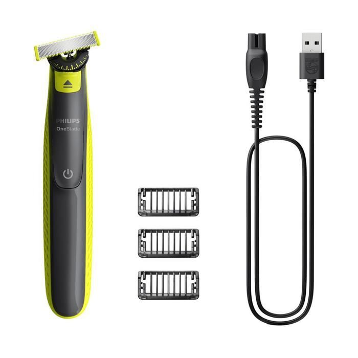 Rasoir Électrique - PHILIPS - OneBlade 360 QP2724/23 - 100% étanche - Autonomie 45 min - Lame durable