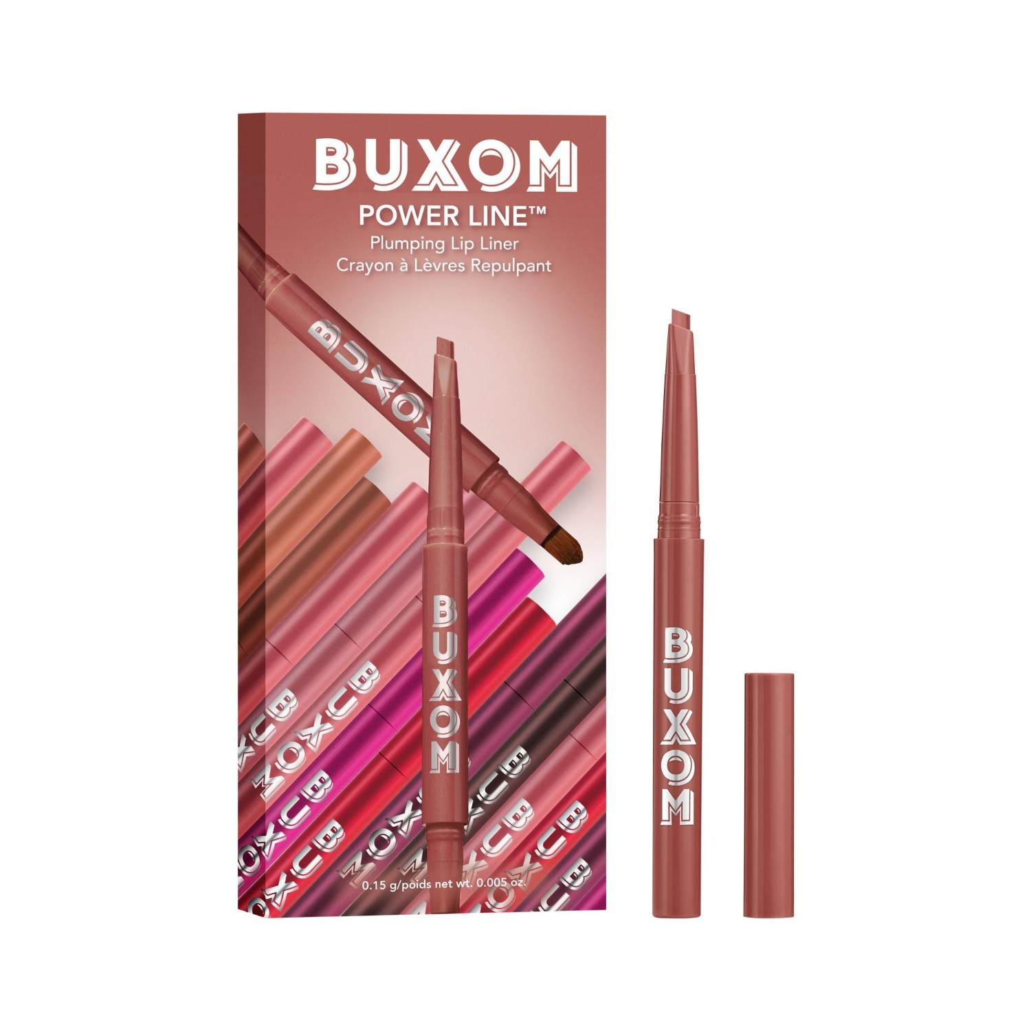 BUXOM Lipliner Power Line™ polnilno črtalo za ustnice – 0,3 g