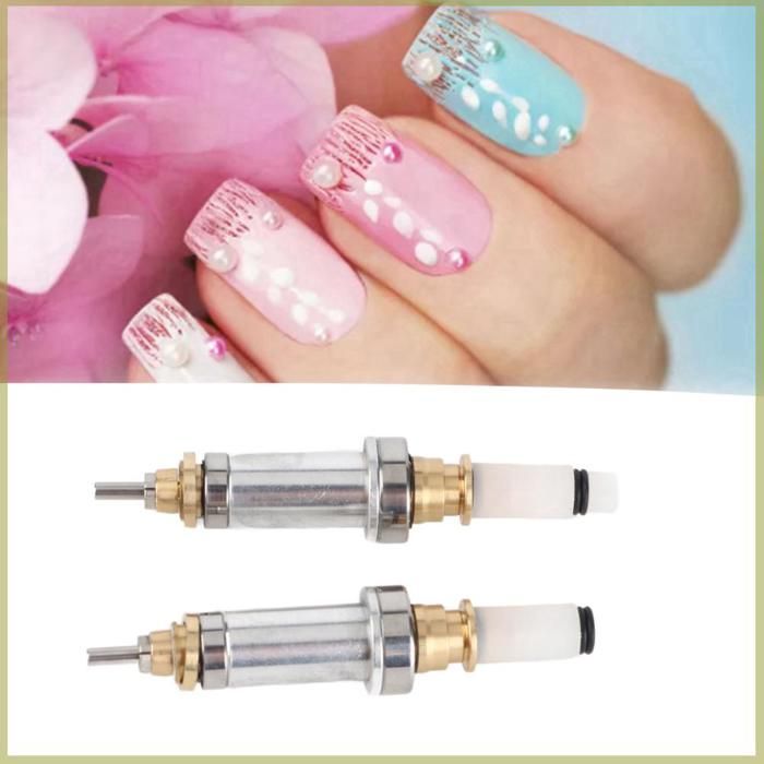 Cocosity Broche de perceuse à ongles 2pcs Nail Drill Brindle Ensemble Complet Nail Polisseur Handle electromenager manucure