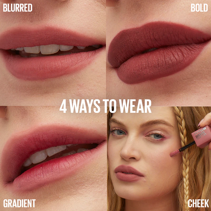 MAYBELLINE NEW YORK SuperStay Teddy Tint langdurige matte lipstick
