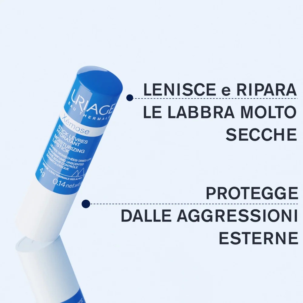 URIAGE Uriage Xèmose hydraterende lippenstift zonder parfum 4 g Hydrateert en beschermt de lippen