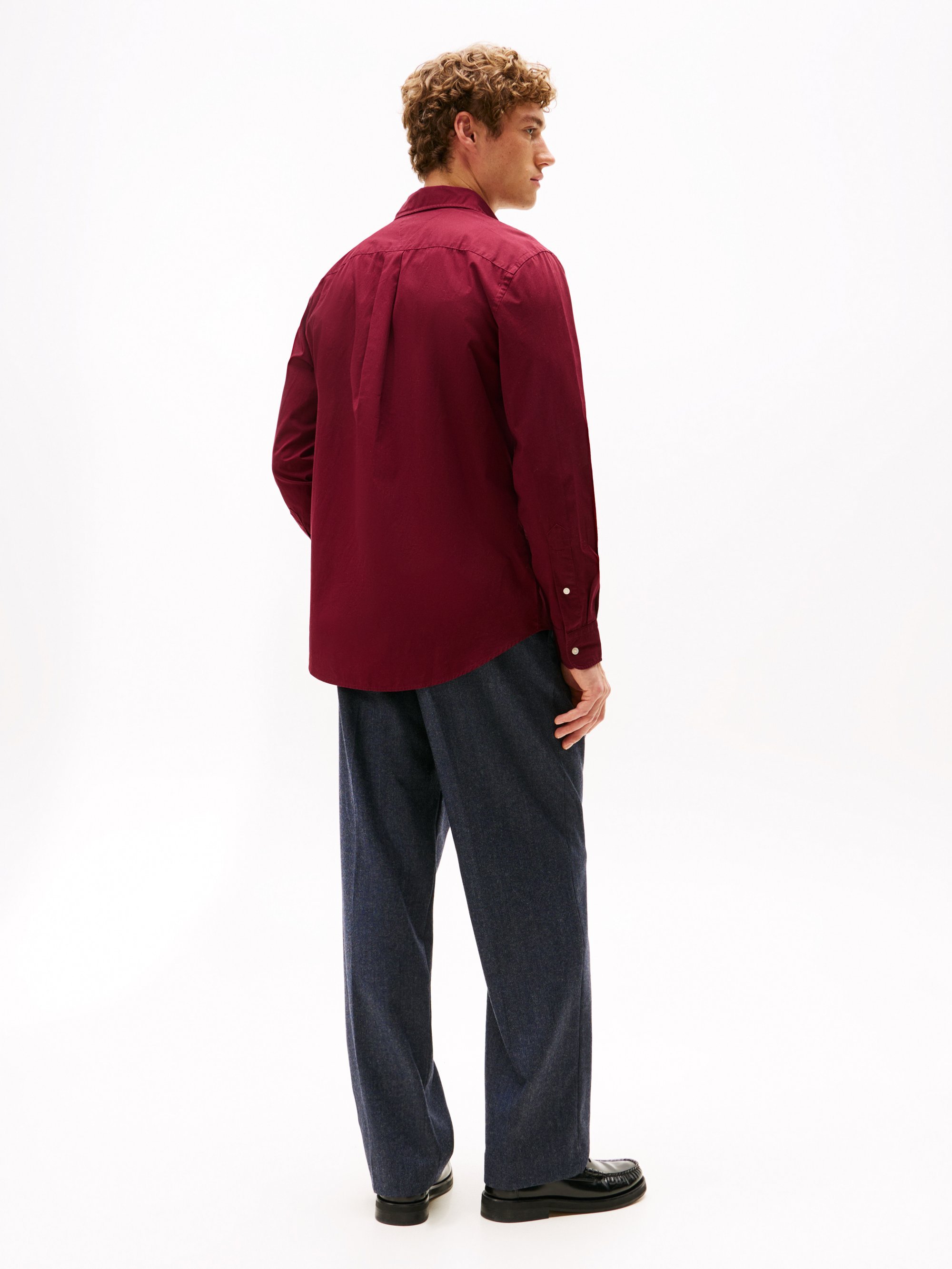 Tommy Hilfiger FLEX POPLIN SOLID - Shirt - dieprood