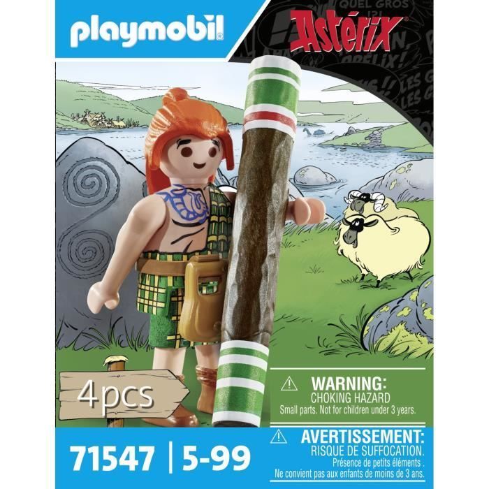 PLAYMOBIL 71547 Mac Oloch, Astérix, Personnages de la BD, Dès 5 ans