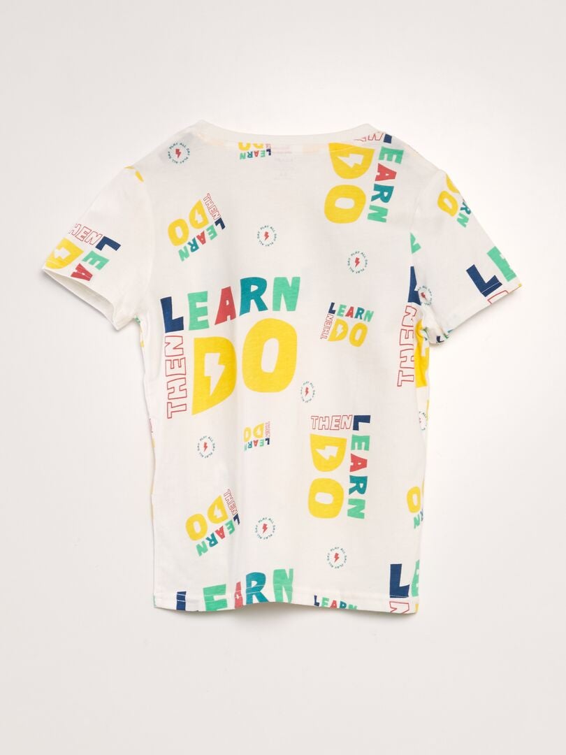 Camiseta estampada - BRANCA