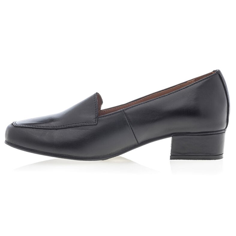 Schwarze Damen-Loafer/Bootsschuhe