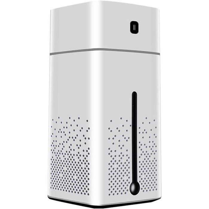 Umidificatore d'aria da 1000 ml con diffusore USB, silenzioso, colore bianco, marca YYV.