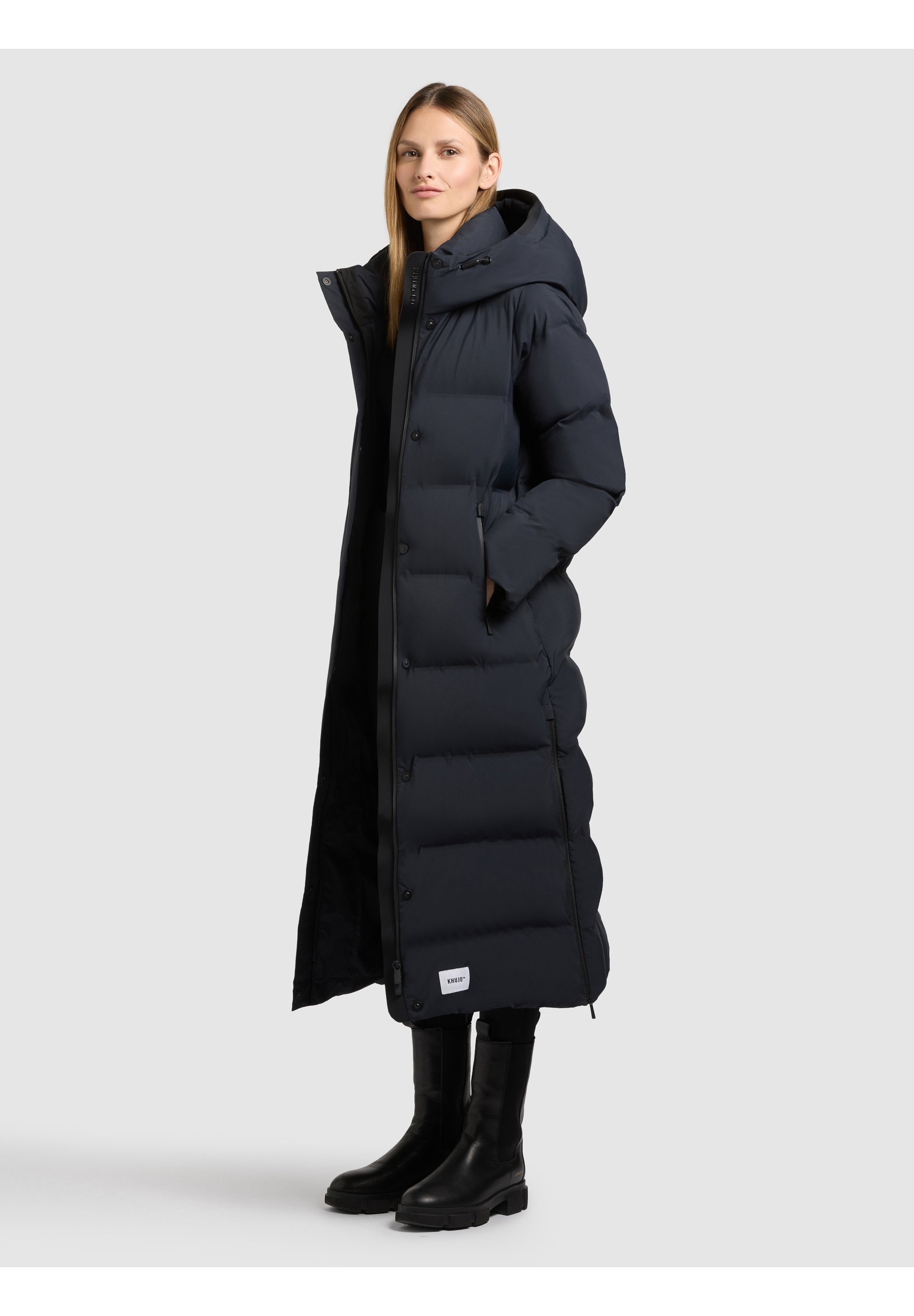 khujo MAYLA3 - Cappotto invernale - blu porto