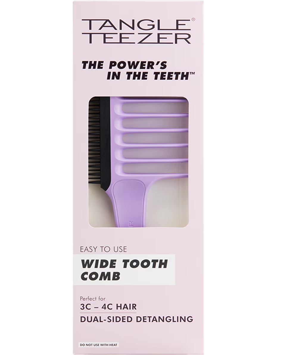 Pieptene cu dinți lați TANGLE TEEZER, liliac, negru