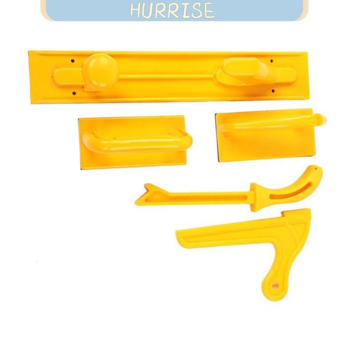 Set di 5 blocchi di spinta in plastica per sega da banco per la lavorazione del legno