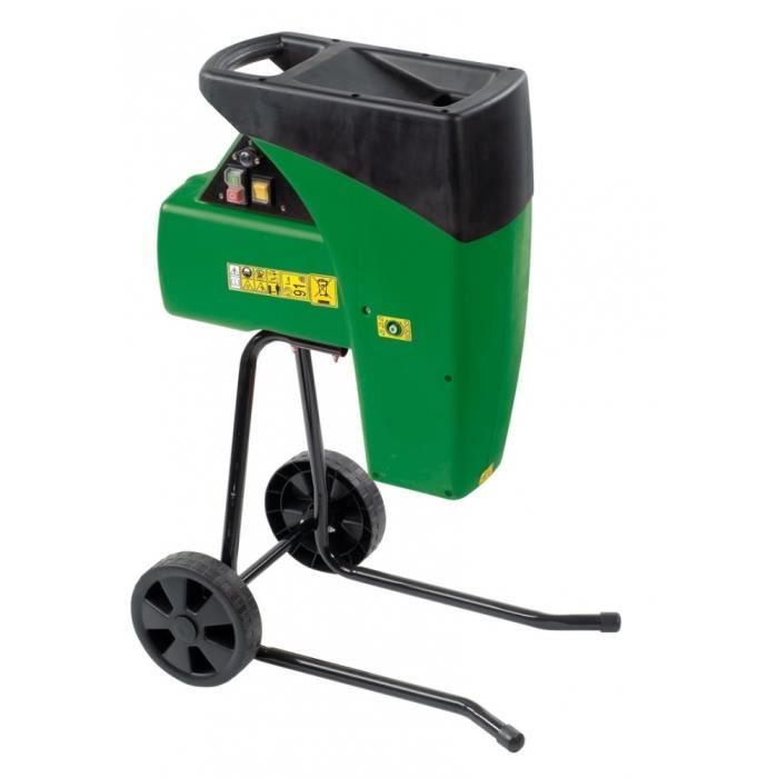 Trituratore da giardino - Silenzioso - 2500W - 8 lame - Ecologico - Capacità 4 cm