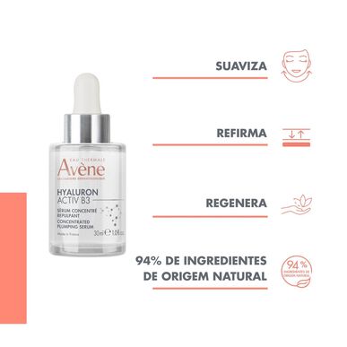 Avène Hyaluron Activ B3 Συμπυκνωμένος ορός για γέμισμα με αντιρυτιδικό ορό, υαλουρονικό οξύ και νιασιναμίδη 30 ml