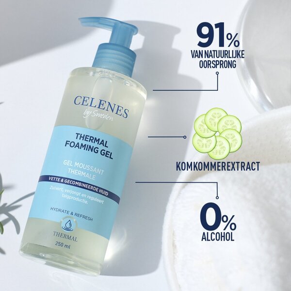 Celenes By Sweden termalni penasti gel<br>250 ml - za mastno in mešano kožo