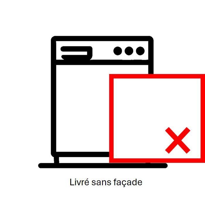 Lave-vaisselle encastrable CONTINENTAL EDISON CELV1045FI-10 couverts - Largeur44,8cm - Classe D - 45 dB - Blanc