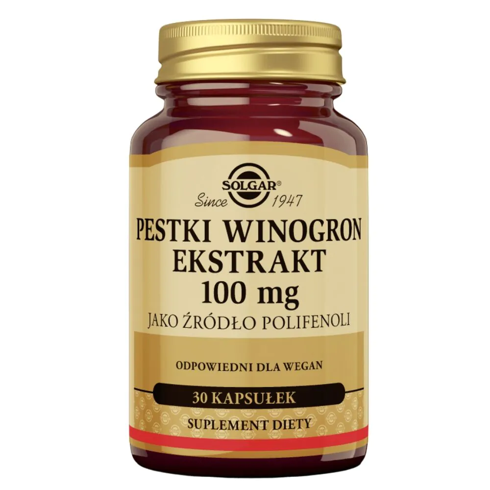 Solgar Ekstrakt z pestek winogron kapsułki