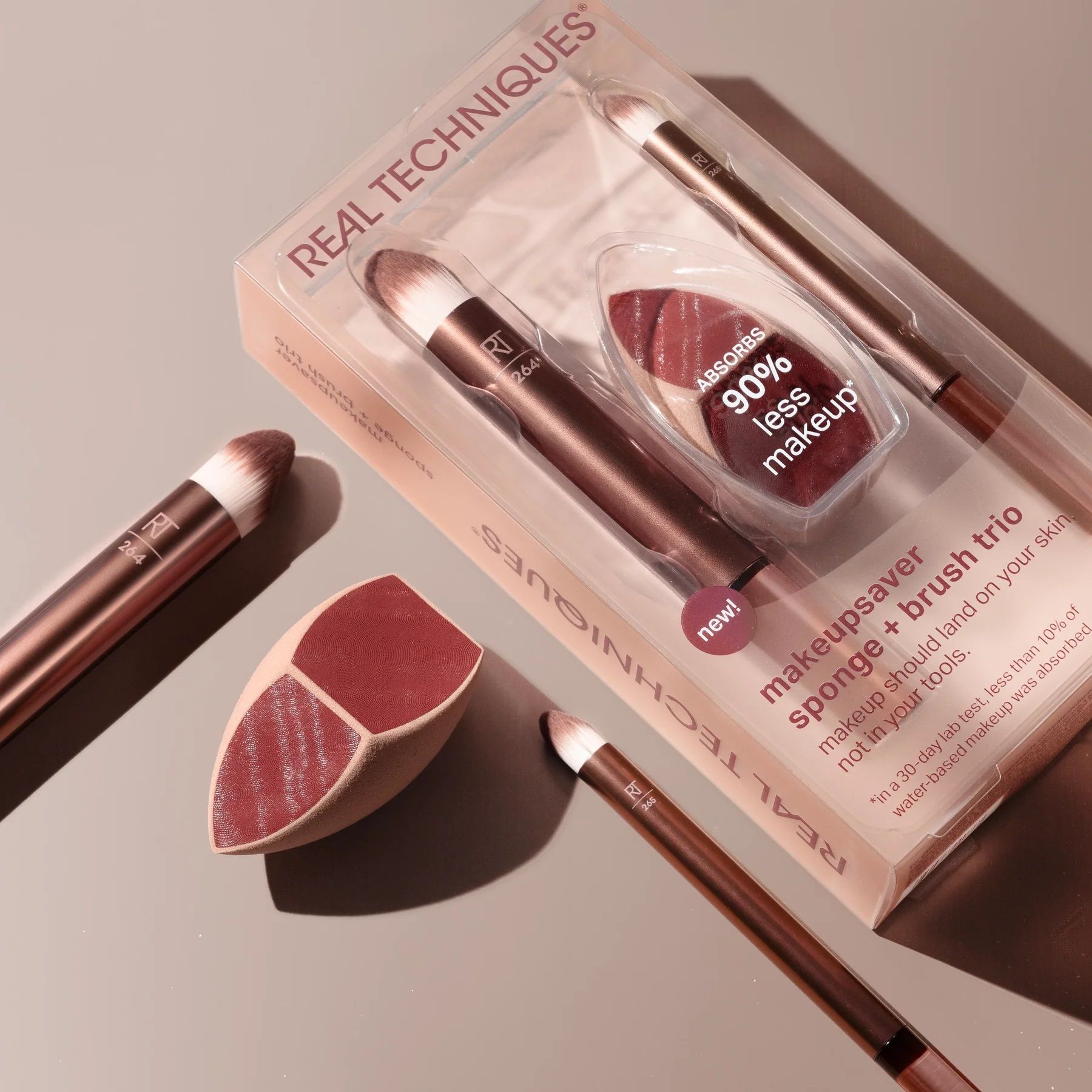 Sada špongií a štetcov Makeupsaver Špongie na make-up