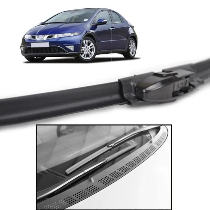Set of 2 Front Wiper Blades for Honda Civic MK8 2005 2006 2007 2008 2009 2010 2011