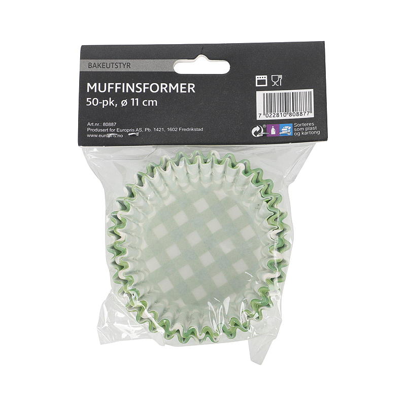 Cuisine muffinvorm, verpakking van 50 stuks, diameter 11 cm