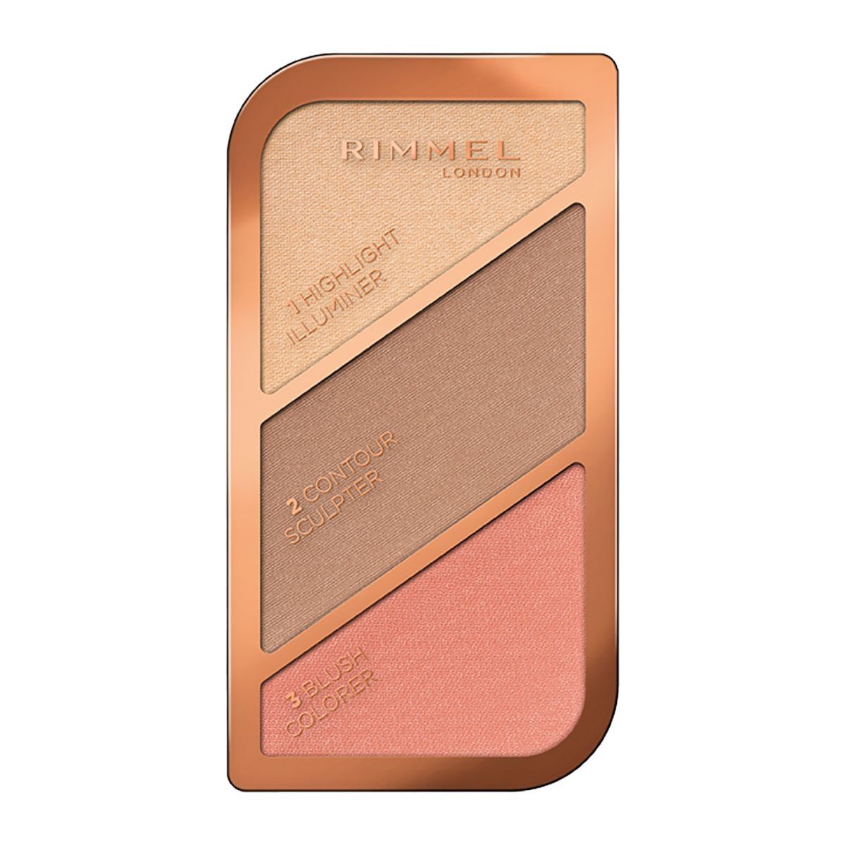 Paleta de contorno Rimmel 002, 18,5 g, Kate Palette