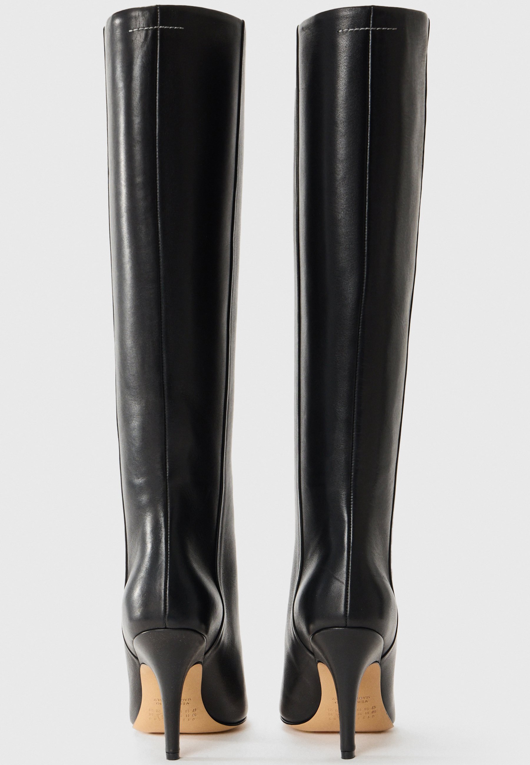 Bottes à talons hauts MM6 Maison Margiela - noires