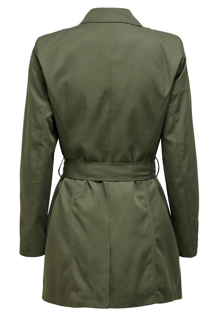 ONLY ONLVALERIE - Trenchcoat - donkergroen