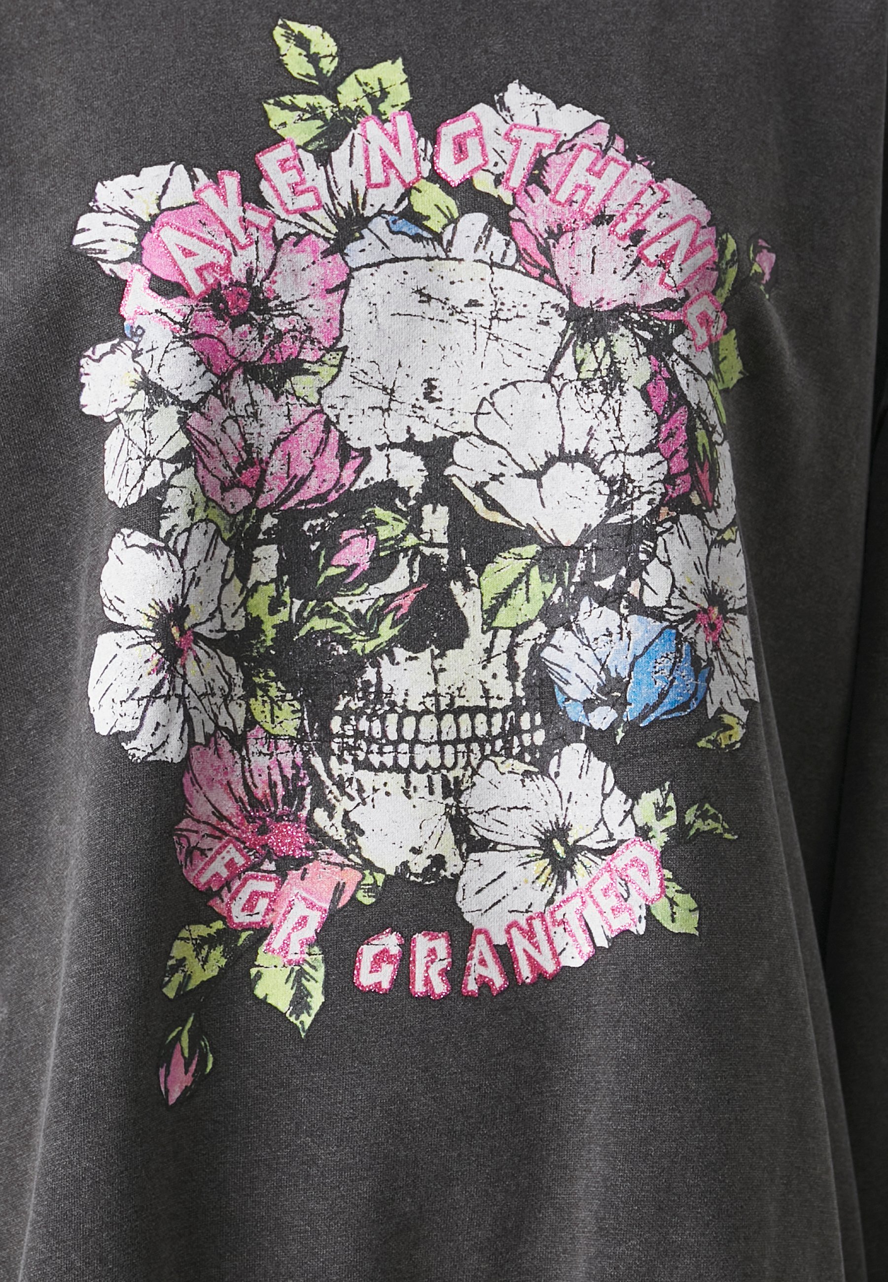 ONLY ONLY UCINDA AUTENTIEKE ONECK - Sweatshirt - zwart
