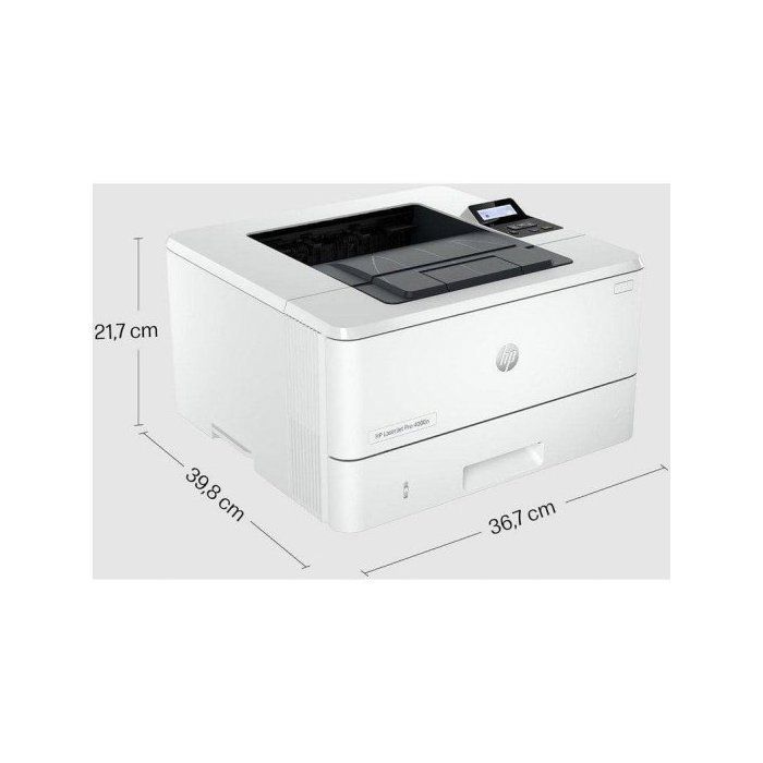 Laser printer - HP - LaserJet Pro 4002dn - 40 ppm - Duplex - 256 MB