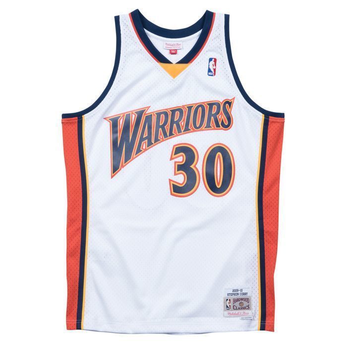 Camisa de basquete - MITCHELL & NESS - GS Warriors-Ste SMJYGS18169 - Branca - Manga curta - Unissex