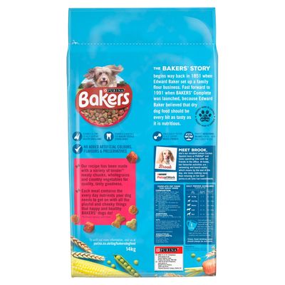 Bakers Adult rig på oksekød med landgrøntsager
