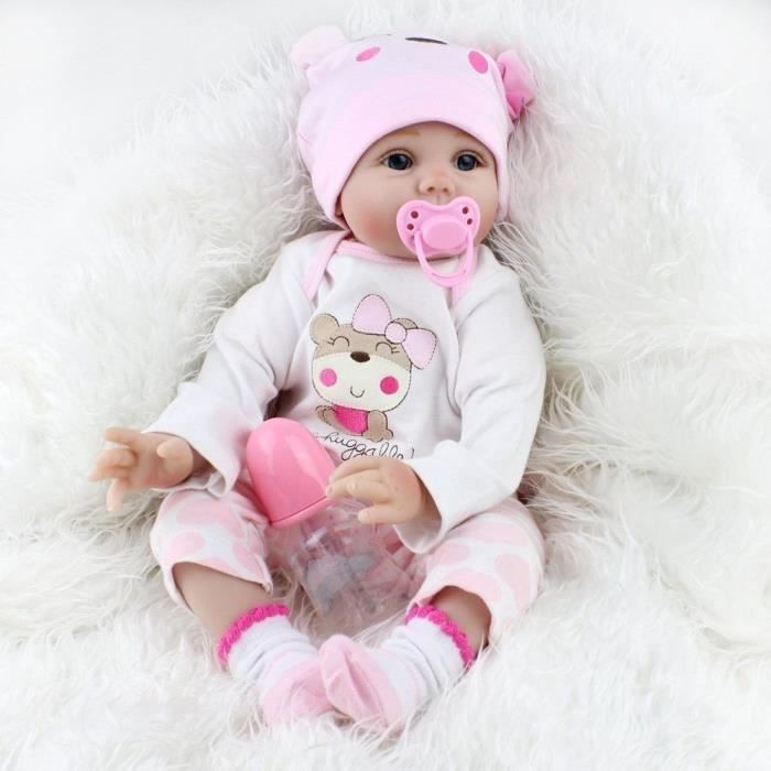 ZIYIUI Reborn-Babypuppe aus weichem Silikonvinyl, 56 cm (22 Zoll) – ASTM-, RoHS-, CE- und EN71-Sicherheitszertifizierung