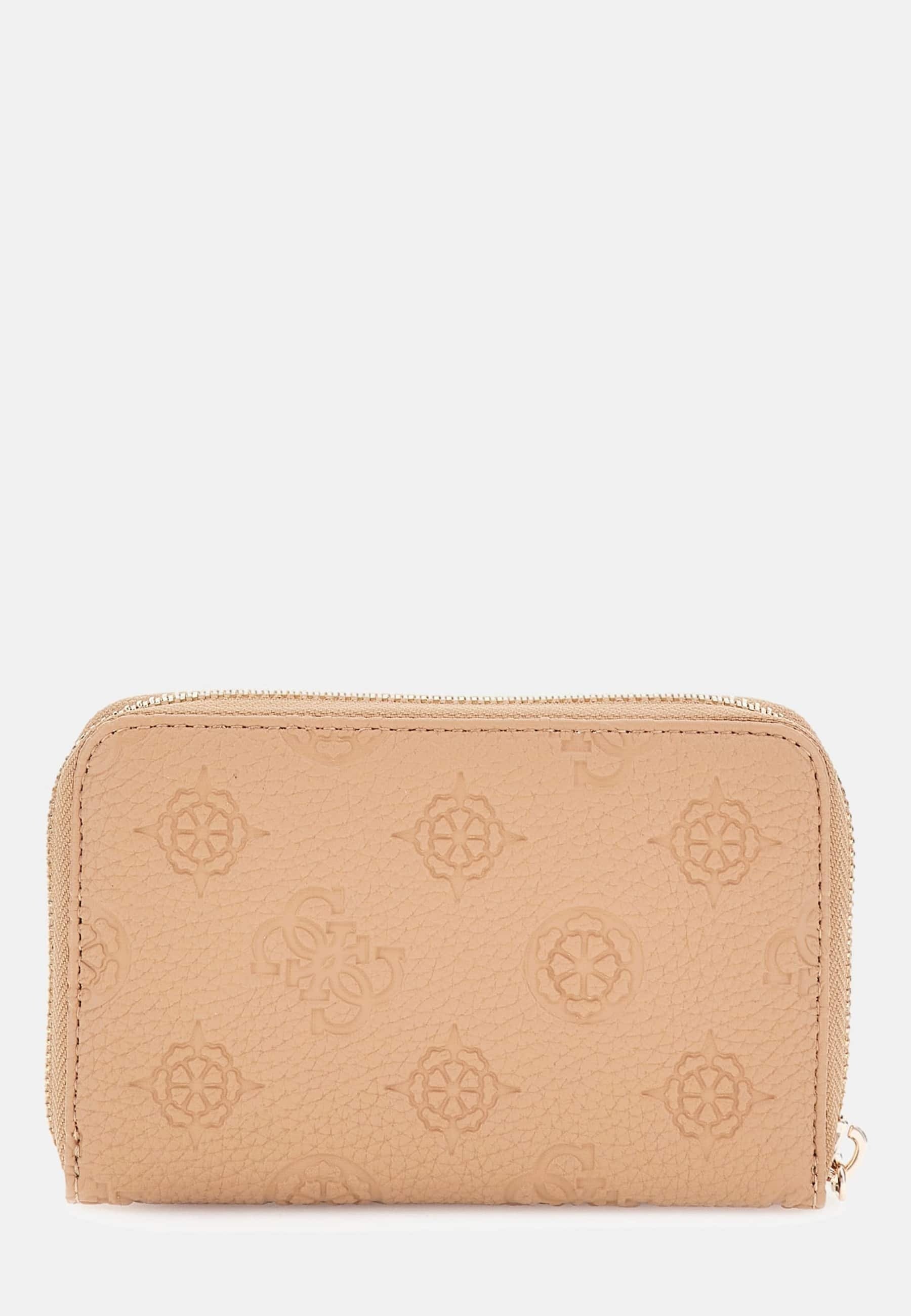 Portafoglio Guess CRESDIA MEDIUM ZIP AROUND - beige