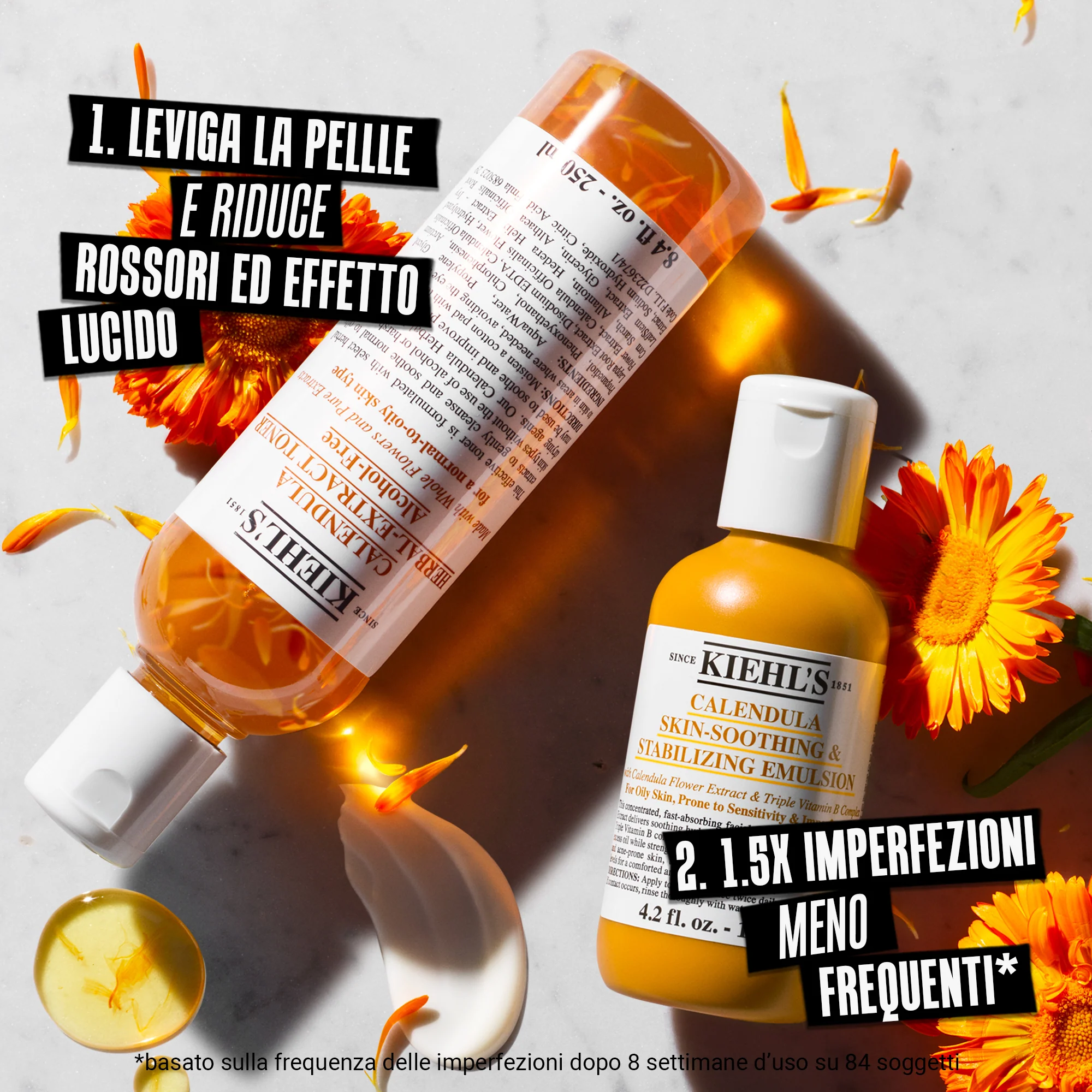 Idratanti Calendula Skin-Soothing & Stabilizing Emulsion - Tratt.viso 24 ore lenitiva