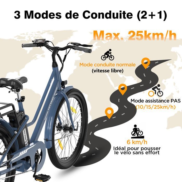 HITWAY Vélo électrique 27.5