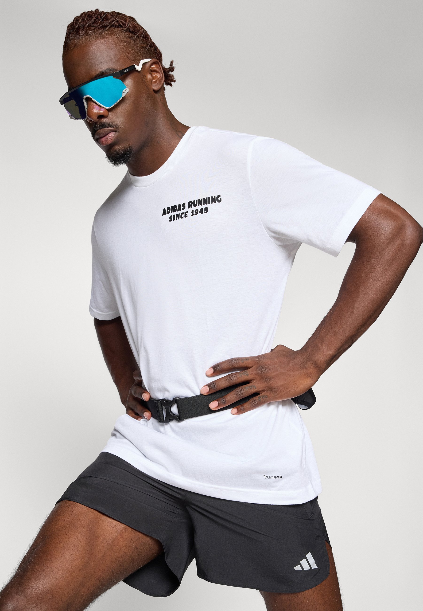 adidas Performance TACO UNISEX - Nyomott mintás póló - fehér