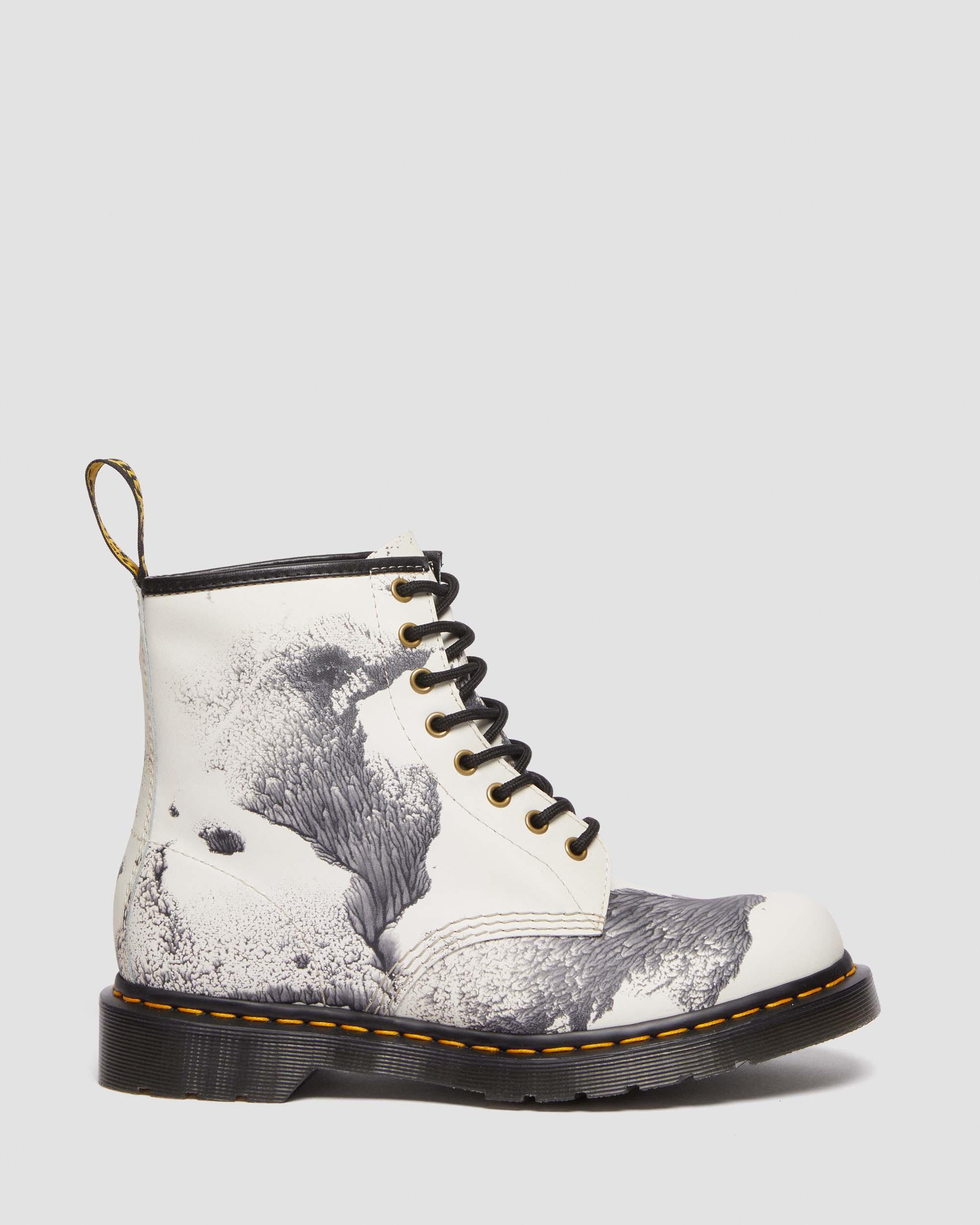 1460 Tate 'Decalcomania' Backhand Leather Lace Up Boots