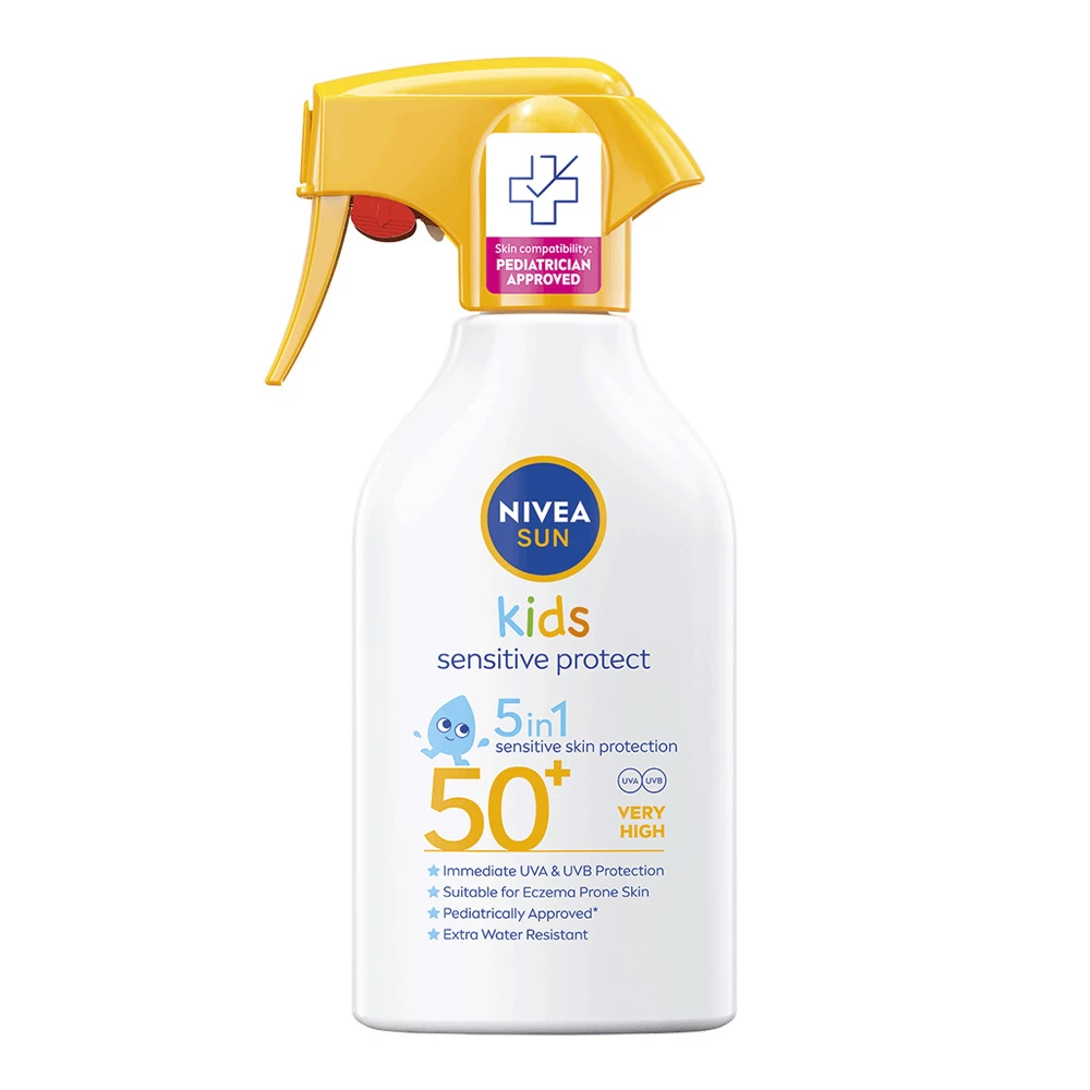 Otroški sončni sprej za občutljivo kožo SPF50+ 270 ml - NIVEA