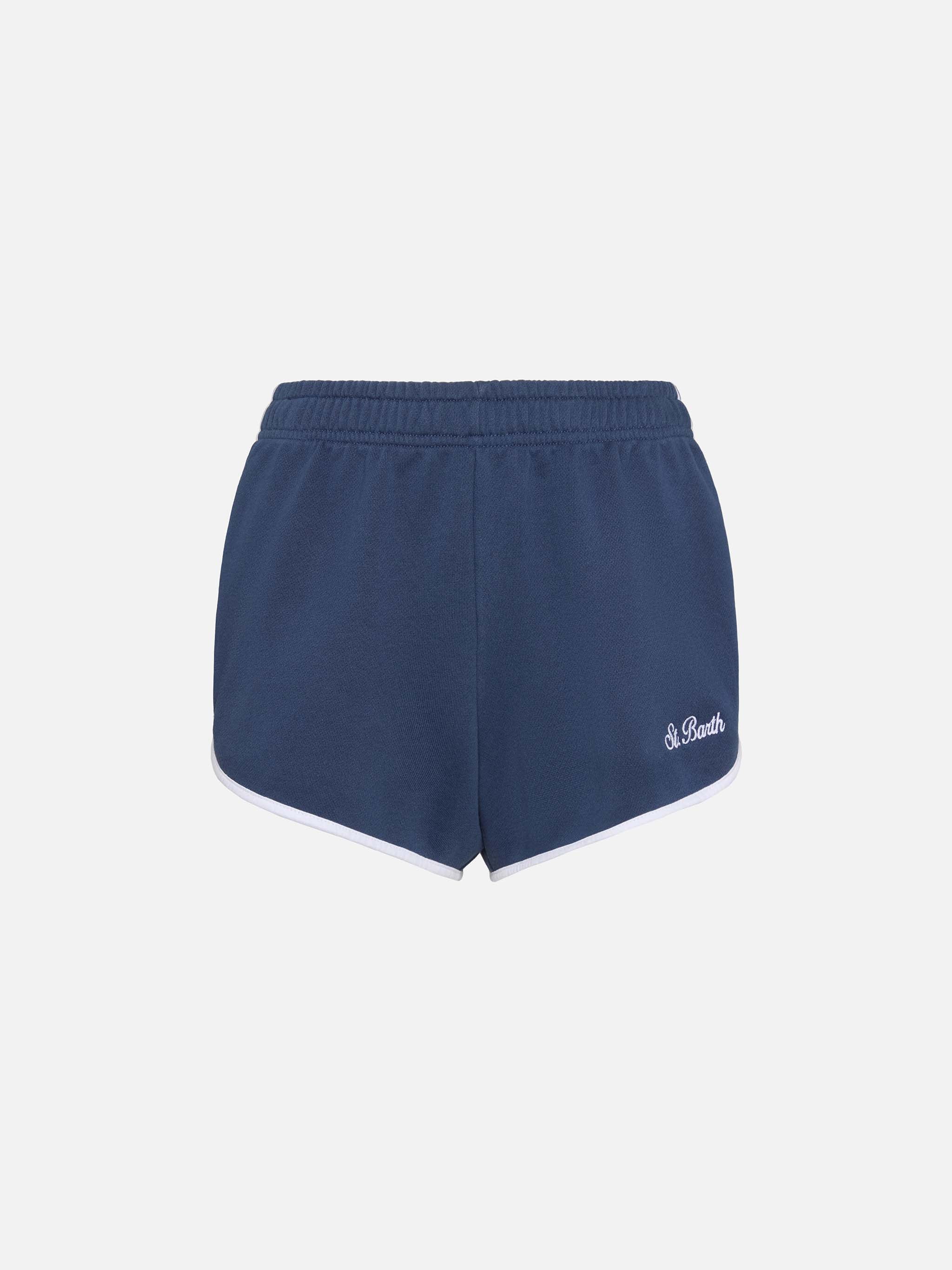 Francine katoenen shorts met trekkoord