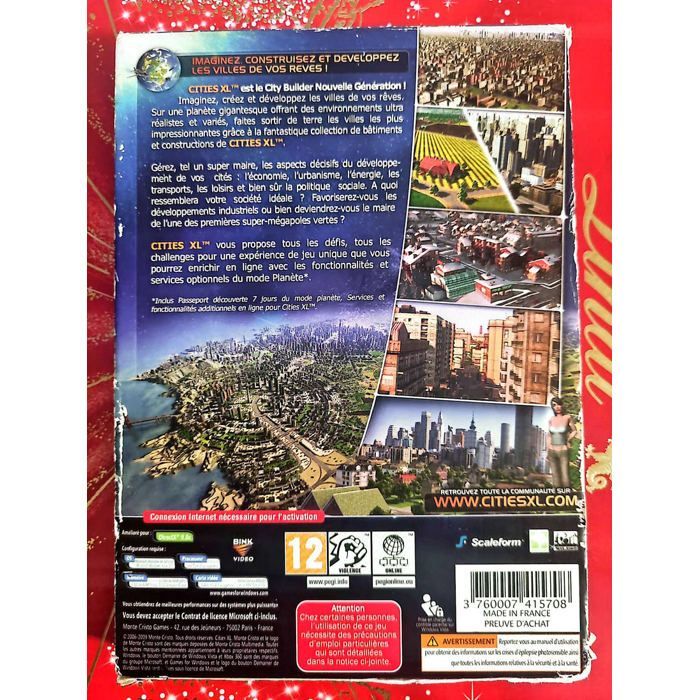 Cities XL – PC-DVD-ROM-Spiel – Städtebausimulation – PEGI 12