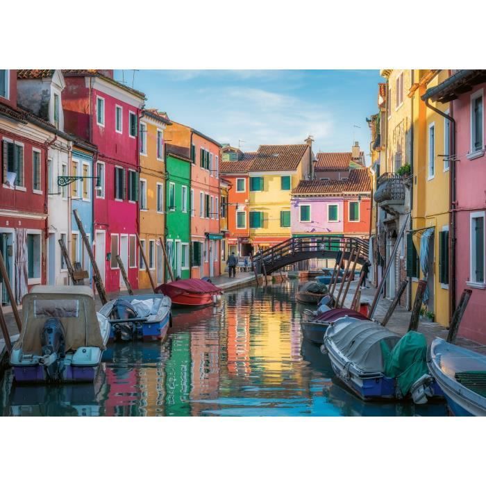 Ravensburger - 1000-piece puzzle - Burano, Italy - Adults & children aged 14 and up - Premium quality puzzle - 12000623