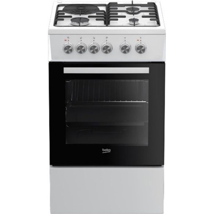 BEKO FSS53011DW 4-burner mixed cooker