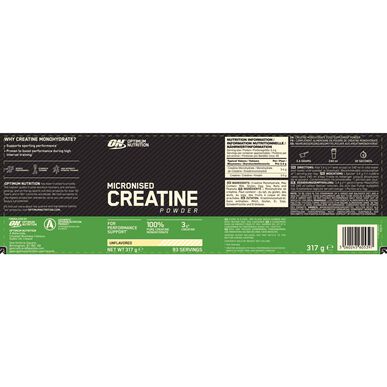 Optimální výživa Optimální výživa Kreatin monohydrát 317 g 317 g