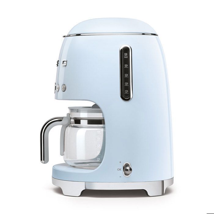 Macchina per caffè filtro - SMEG - DCF02PBEU - 10 tazze - 1050 W - Blu azzurro