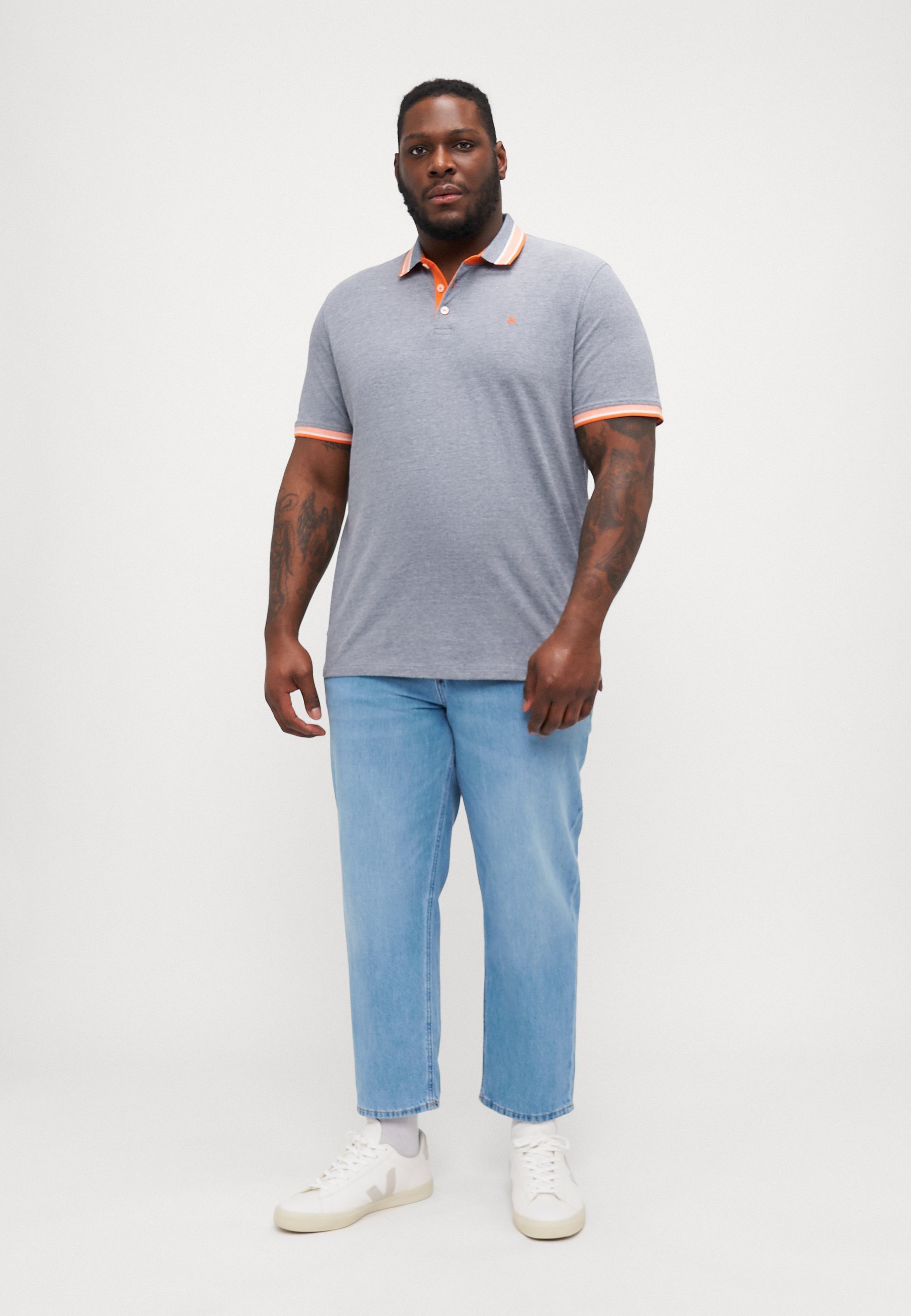 Jack & Jones JJEPAULOS SS NOOS PLS - Koszulka polo - granatowa