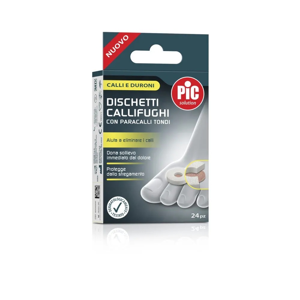 PIC Eeltverwijderende Pleisters + Schijfjes 24 stuks Snelle Pijnverlichting
