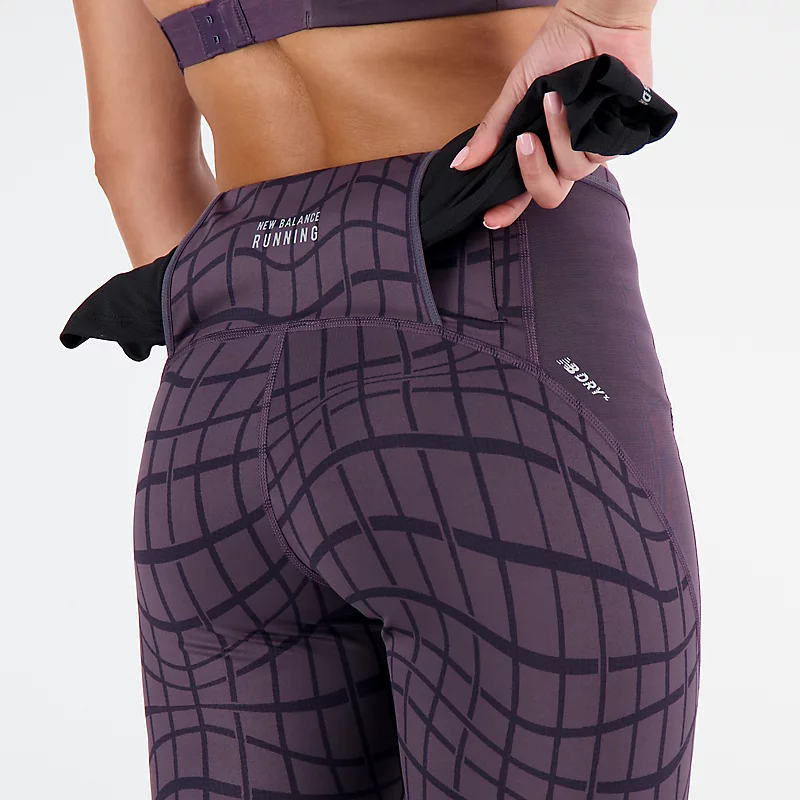 Damskie legginsy do biegania z nadrukiem Impact - INTERSTELLAR