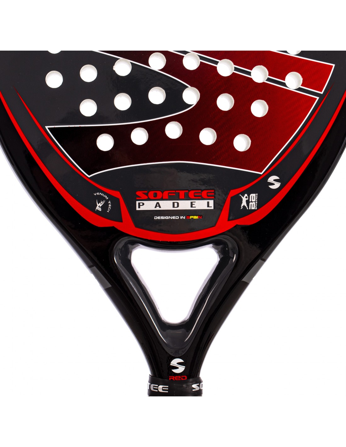  Pala Padel Softee Pro Master Evolution Rouge.