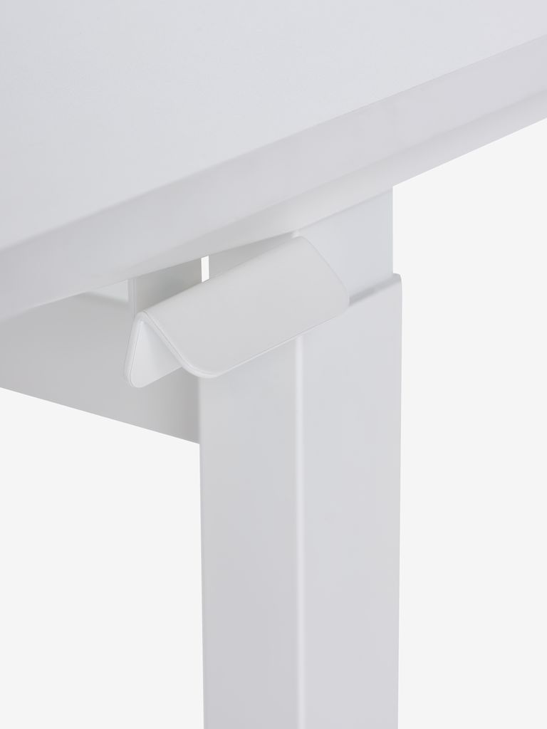 LUNDTOFT Dvižno-spuščajoča miza s plinskim dvigalom LUNDTOFT 70x130 bela