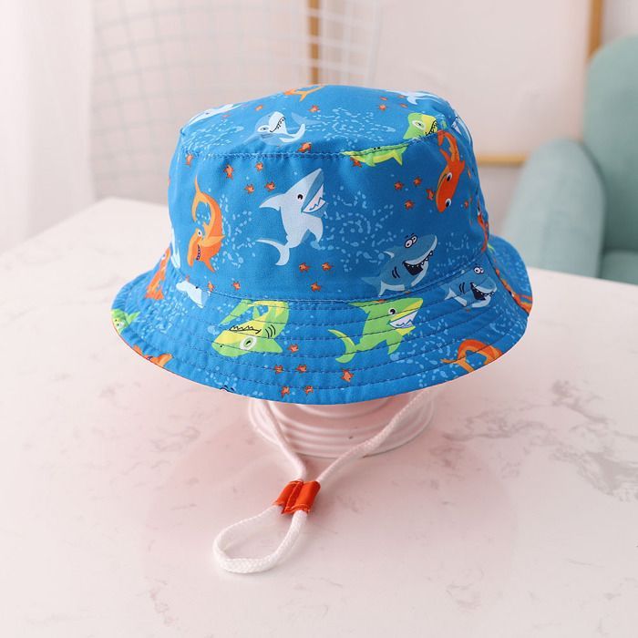 Gorro FUNMOON para niño, gorro de verano para el sol, gorro de playa para bebé, gorro de pescador ajustable para exteriores - 686091