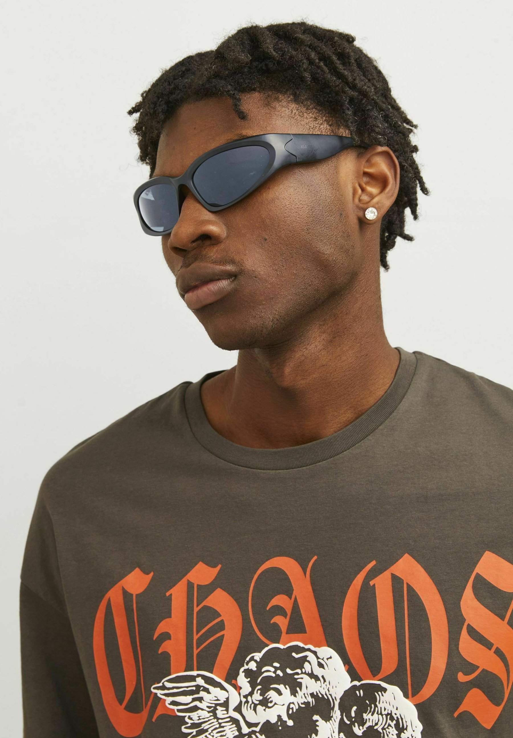 Jack & Jones JOSEPH UNISEX - Zonnebril - zwart